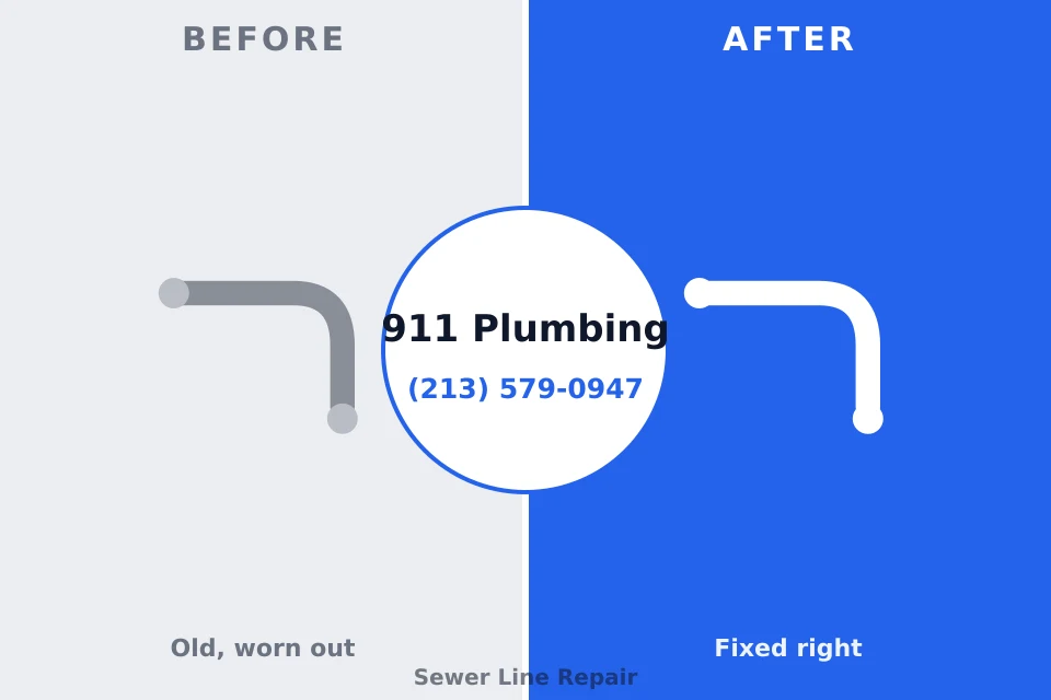 Before and after: plumbing repair Clarion, IA